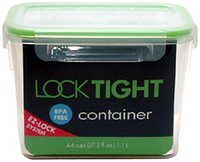 Lock Tight 4.6 Cup Food Storage Container, 1100ml, Clear, New, Free Shipping on sale Lock Tight 4.6 Cup Food Storage Container, 1100ml, Clear, New, Free Shipping on sale