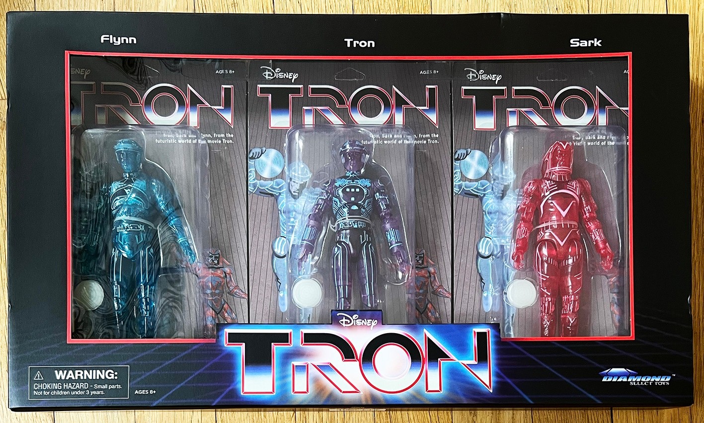 Figurine articulée TRON SDCC 2021 Diamond Select jouet collector 18cm