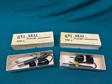 Lot of 2 Vintage Akai ADM-6 Dynamic Microphon...