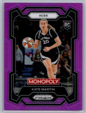 Kate Martin 2024 Panini Prizm Monopoly WNBA #40 Pink Rookie /149