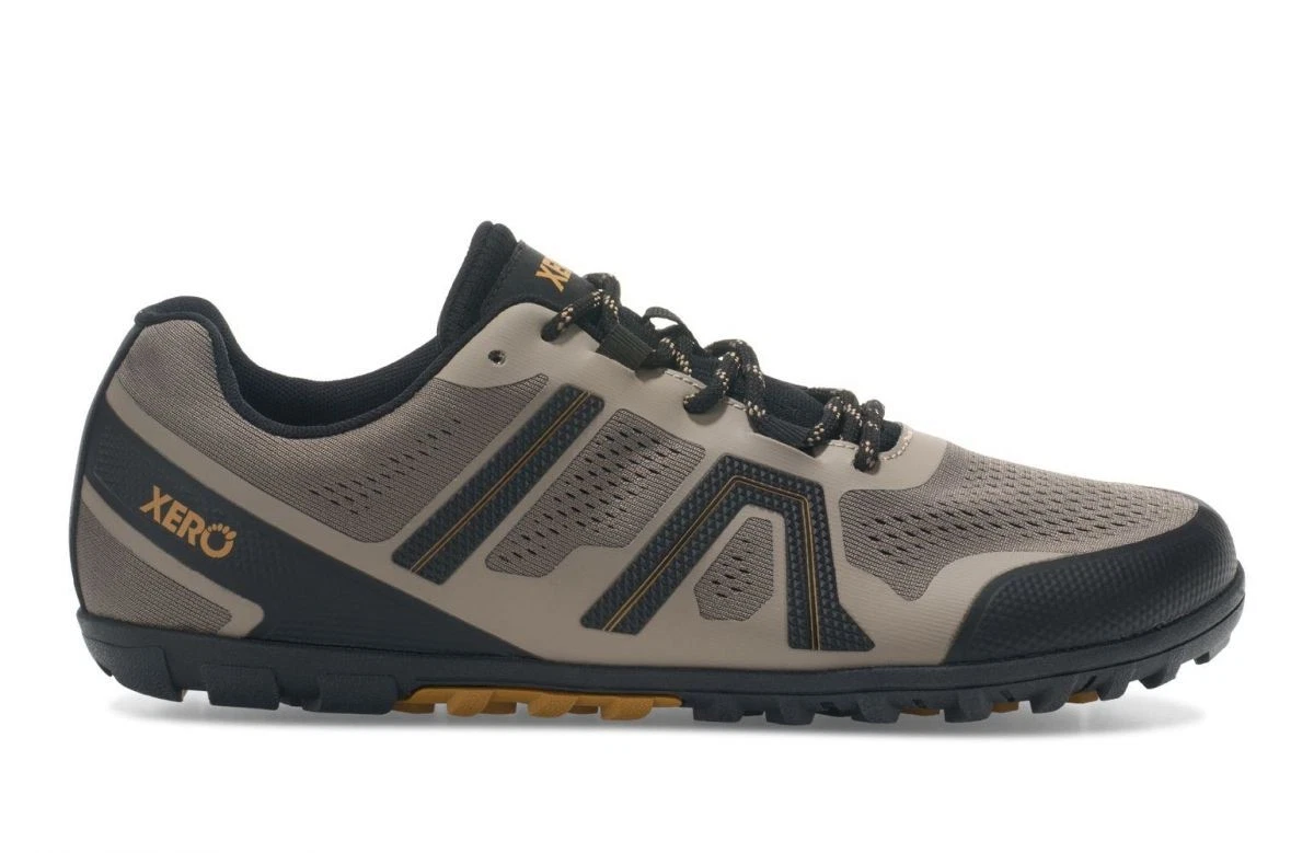Xero Shoes Men's Mesa Trail II Barefoot Running Shoes Fallen Rock/Black, Fallen