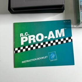 R.C. Pro-Am (Nintendo NES, 1988 PAL A) Racing Manual Included CIB Hang Tab