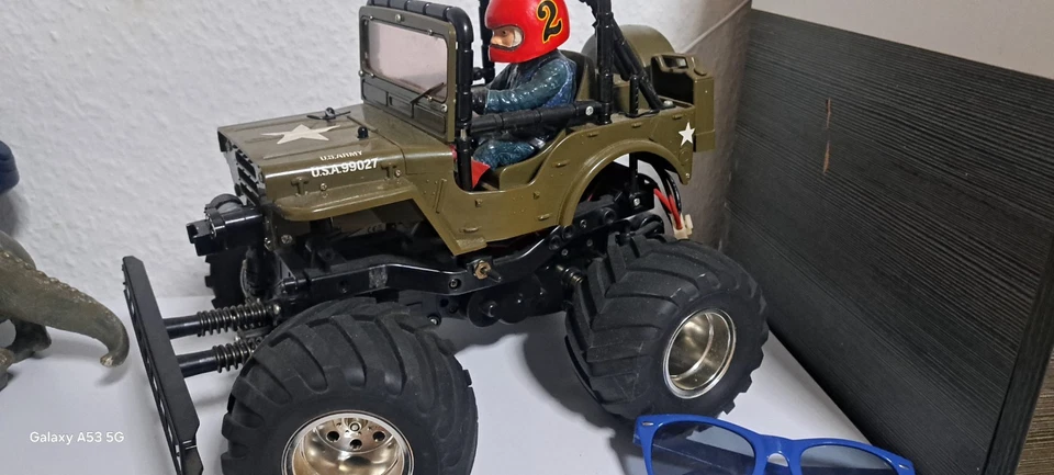 Tamiya Wild Willy 2000 (WR-02) 2WD 1:10 Wheely Car Komplettset #300058242SET - Bild 4 von 4