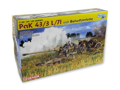 Dragon 6522 1/35 PAK 43/3 L/71 mit BEHELFSLAFETTE