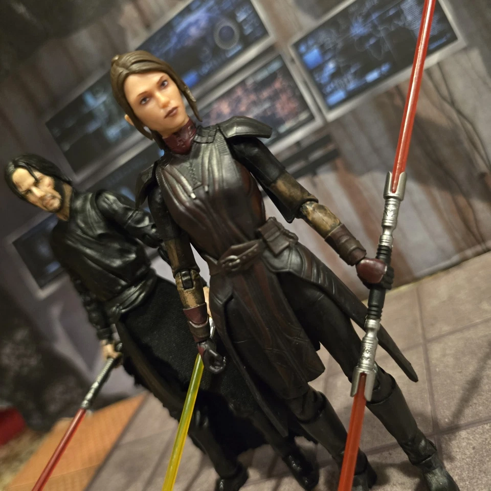 Star Wars Black Series Bastila Shan Darth Revan Keanu Reeves Mandalorian KOTOR Foto 2 de 4