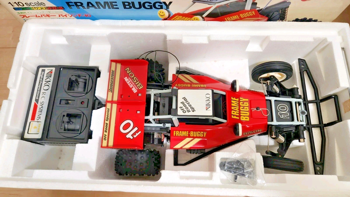 Vintage Nikko Bison F-10 1/10 Scale UNUSED NEW OLD STOCK RC Frame