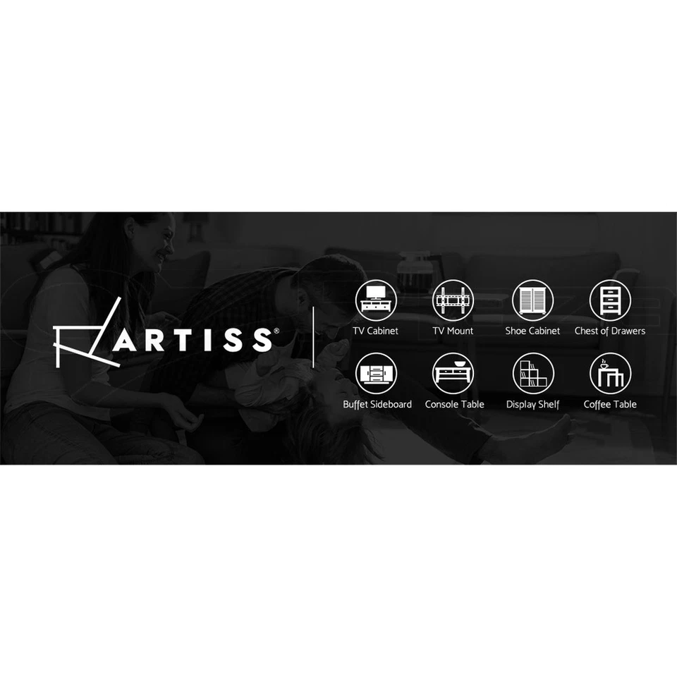 Artiss Dressing Table LED Makeup Mirror Stool Set 10 Bulbs Vanity Desk White - image 3 of 4