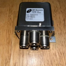 New 4 Port RF Type N Coaxial Transfer Switch, DBP Microwave TN2C31HA, 28 Volt