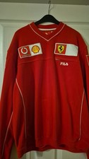FILA Ferrari Fleece Top  F1 Shell Vodaphone# RARE#