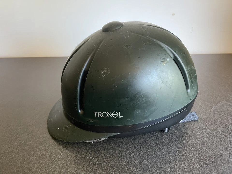 Troxel Legacy Gold Duratec - Casco de equitación - Verde cazador - Mediano - LEER Foto 2 de 4