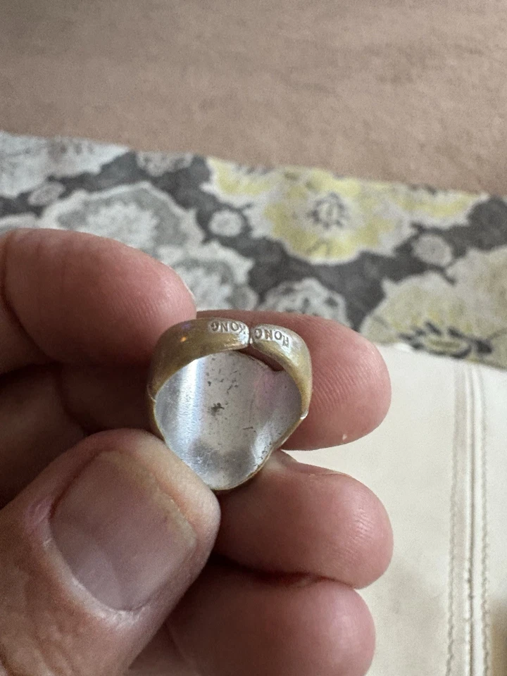 Anillo parpadeante vintage HOMBRE FROM TÍO años 60 lenticular Gumball encanto expendedor Foto 4 de 4