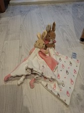 Baby Girls Beatrix Potter Flopsy Bunny M&S Comforters 2 Pack