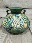 Roseville Pottery Handled Blackberry Vase, Shape 568-4" EXCELLENT CONDITION