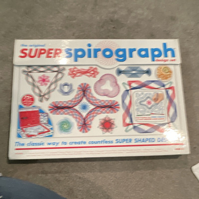 Spirograph Original Super Spirograph Design Set Red Case Boxed 1972 MPN 6801