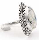 Natural K2 Granite With Azurite 925 Sterling Silver Ring Jewelry Sz 6.5 @9-9 — photo 2