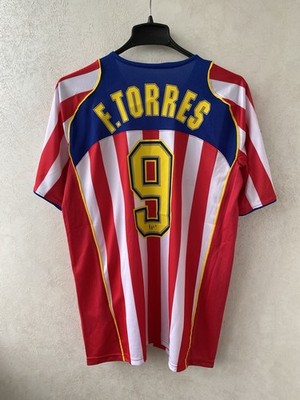 Atletico Madrid 2004/05 #9 Fernando Torres Retro Soccer Jersey