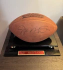 Joe Montana Hand Signed Wilson Football Upper Deck Auth w/Certificate and Case