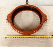 Victaulic AGS Style W07-OEM 18 in. Orange Enamel Grooved Ductile Iron Coupling
