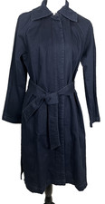 H By Halston Women’s Blue Denim Trench Dress Size 8