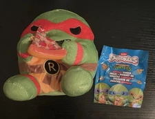 Zuru Snackles 5" Raphel Plush Pizza Teenage Mutant Ninja Turtles TMNT