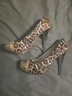Michael Kors Animal Print Metallic Toe Stiletto Pump Brown Black Gold Women’s 10 — photo 1