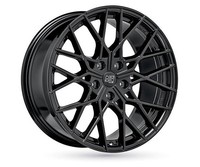 1X MSW (Oz) MSW 74 Gloss Black 8.5Jx20 5X120 ET40