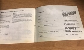Dragon Warrior II 2 - Nintendo NES - Instruction Manual Booklet Only