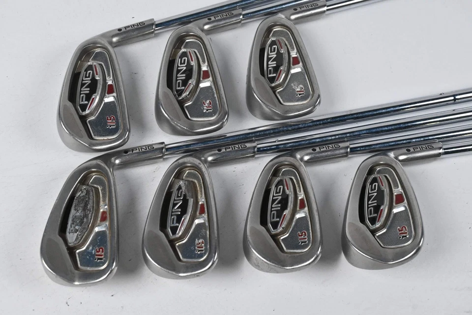 Ping i15 Irons / 4-PW / Black Dot / Stiff Flex Ping AWT Shafts - Image 2 of 4