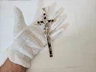 Antique Cross Memento Mori Skulls Pendants Crucifix Relic Crucifixes ! No.BF101