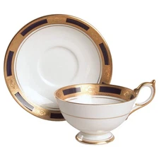 John  Aynsley & Sons Empress Cobalt Cup & Saucer 5989370