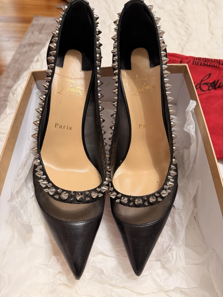Christian Louboutin Black Heels for Women with Spikes for sale - eBay
