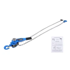 Chain Puller Hoist 3/4 Ton 1650 lbs Manual Lever Chain Hoist 10FT Come Along