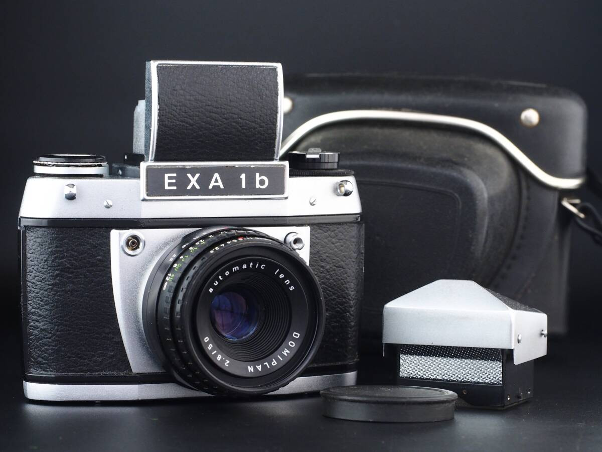 Pentacon Exa 1B Domiplan 50mm F1.8 Camera Set 2 Viewfinders Pentacon Exa 1B Domiplan 50mm F1.8 Camera Set 2 Viewfinders