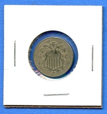 1867 Shield Nickel 5c Five Cent US Mint Coin #05 1867