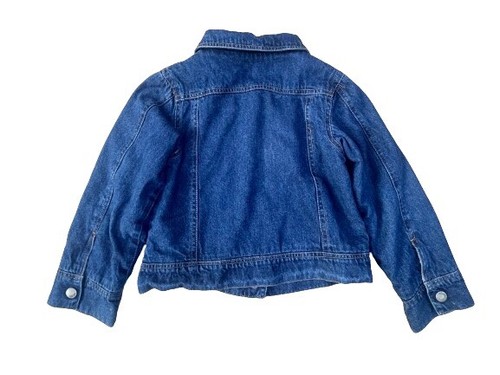 Vintage BONGO Lined Denim Jean Jacket Girls Size 5 - Picture 2 of 8