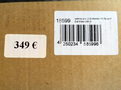 Walimex LCD Monitor 17,78 cm 18559 - New - Original Box - Clearance