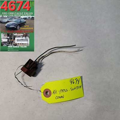 #ad #ad ⭐⭐OEM 1995 1998 EAGLE TALON AC PRESSURE TRANSDUCER SWITCH CONNECTOR⭐⭐ $43.88