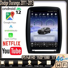 13" Tesla Screen Android 12 Car Radio Stereo Gps For Dodge Durango 2011-2013