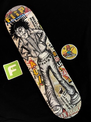 Terrasse De Skateboard Neuve Signée Ali Boulala - Édition Limitée 30/50 - Rare !