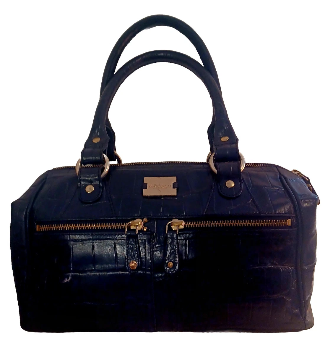MODALU BLACK HANDBAG BLACK CROC LEATHER SHOULDER BAG QUALITY MODALU HANDBAG.  | eBay