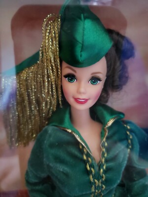 barbie doll as scarlett o'hara green drapery dress value Barbie as Scarlett O'Hara Hollywood Legends Collection 1994 Mattel 12045