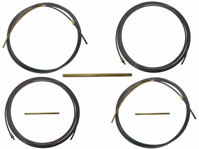 MARKENLOS Alma de teflón de carbón 3-4-5 m 0,6-1,6 mm alma PA MIG/MAG alma de grafito alma combinada VA