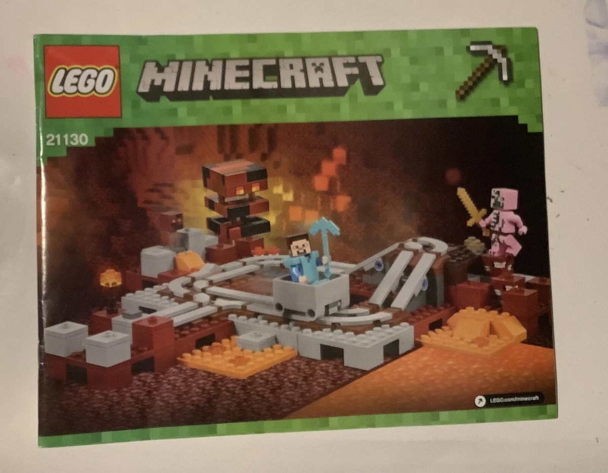 Lego minecraft nether railway instructions sale