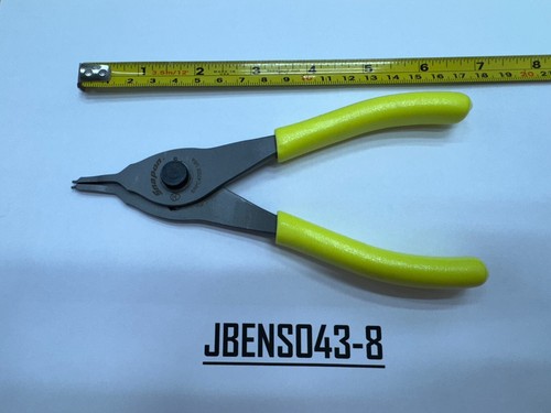 Snap-on Tools USA NEW HI-VIZ .047 Straight Tip Snap Ring Pliers SRPC4700HV - Bild 2 von 8