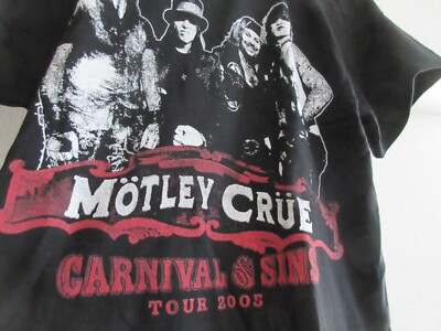 Motley Crue Carnival & Sins Tour 2005 Red White & Crue Japan Black