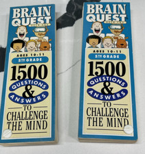 Brain Quest 1500 Q  A Learning Challenge Cards 5th Grade Ages 10-11