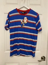 Nintendo Super Mario Bros Mario Tee Mens Stripe Size Medium Box Lunch Exclusive