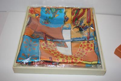 Silk of Suzhou & Hangzhou Coal Ascend 100% Pure Silk Hand Made Asian Wrap Shawl