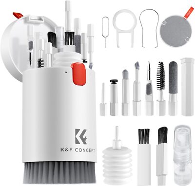 K&F CONCEPT Keyboard Cleaning Kit Laptop Cleaner Tool for iPhone AirPods Camera