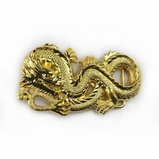 Chinese Dragon Western Cowboy Belt Buckle for Men  Women Fit 1.5in Belts
